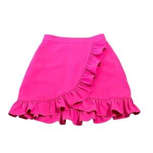 JB by Julie Brown Brinkley Hot Pink Ruffle Skirt, Size 4, NWT